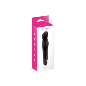 Vibromasseur noir 7 vitesses ondulé waterproof 